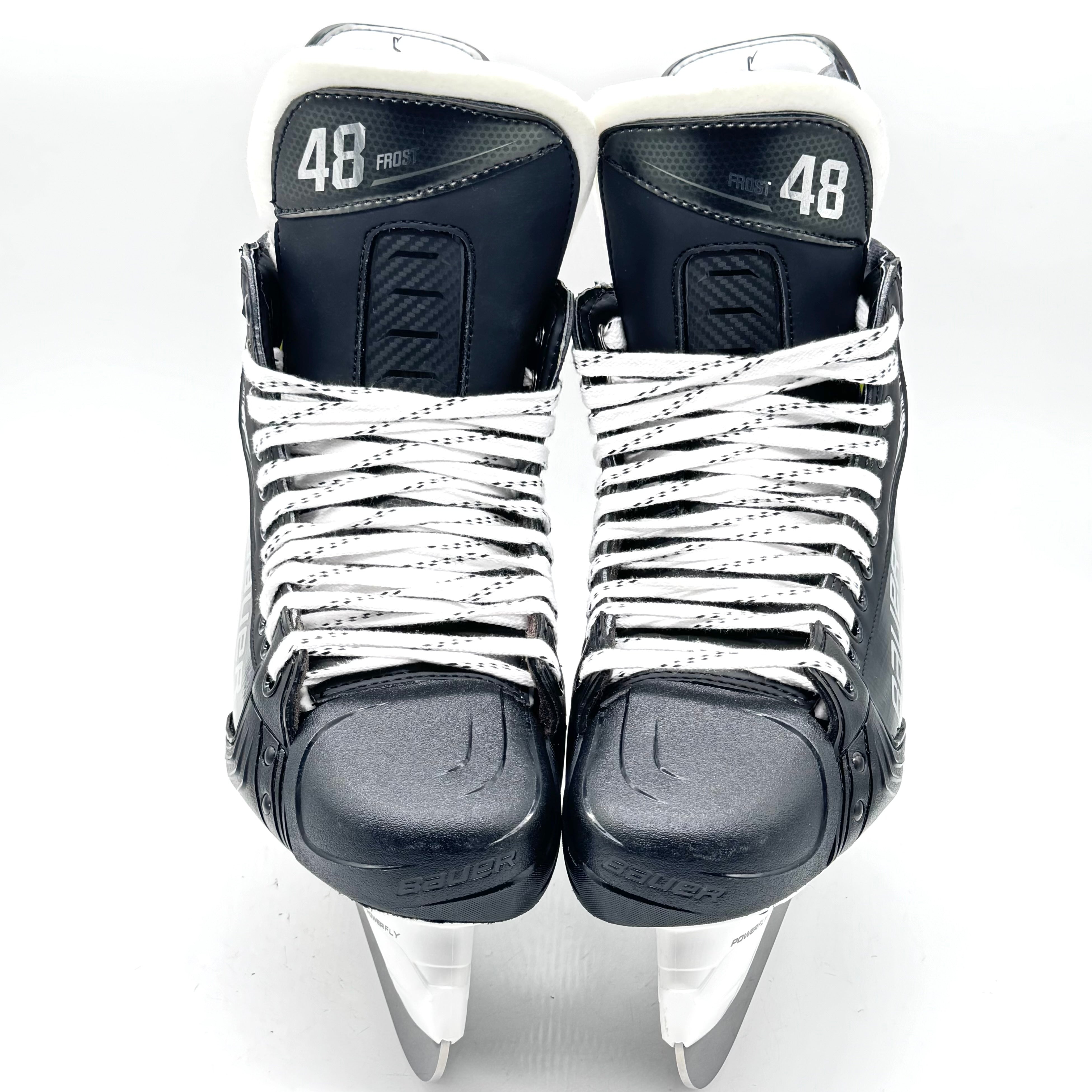 Morgan Frost - Bauer Vapor Hyperlite 2 - Patins de hockey professionnels de la LNH - Taille 8